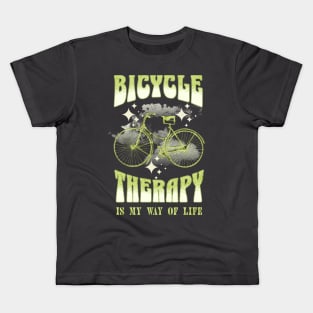 Bicycle Therapy Kids T-Shirt